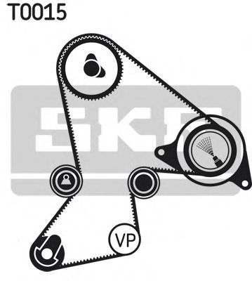 VKMA 06213 SKF Комплект ремня ГРМ