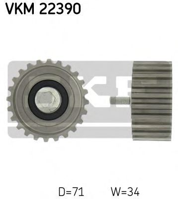 VKM 22390 SKF Обводной ролик ремня ГРМ