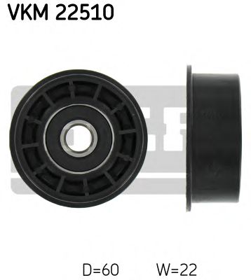 VKM 22510 SKF Обвідний ролик ременя ГРМ