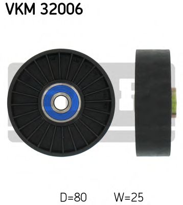 VKM 32006 SKF Обвідний ролик поліклинового ременя