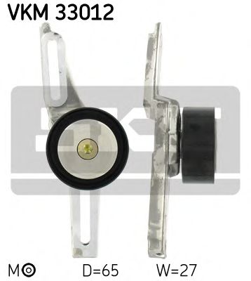 VKM 33012 SKF Натяжний ролик поліклинового ременя