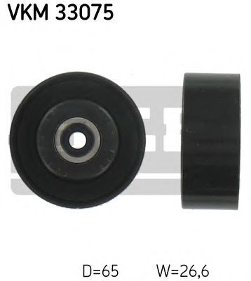 VKM 33075 SKF Обводной ролик поликлинового ремня