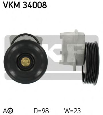 VKM 34008 SKF Натяжний ролик поліклинового ременя