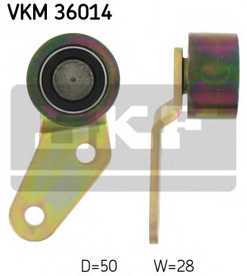VKM 36014 SKF Обводной ролик поликлинового ремня для Renault 19