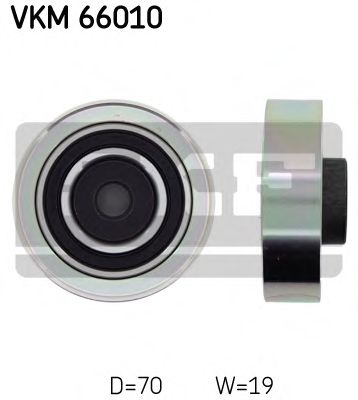 VKM 66010 SKF Обводной ролик поликлинового ремня