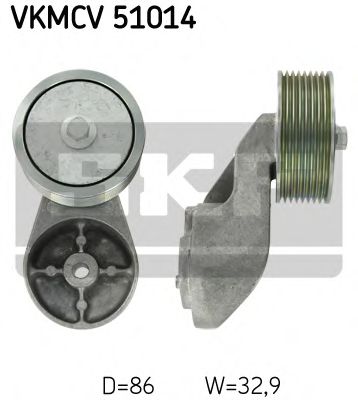 VKMCV 51014 SKF Обводной ролик поликлинового ремня