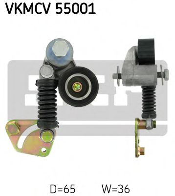 VKMCV 55001 SKF Натяжной ролик поликлинового ремня