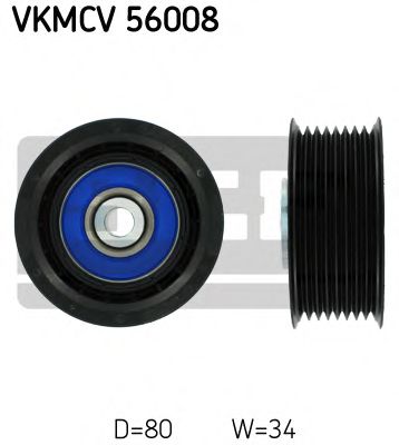 VKMCV 56008 SKF Обвідний ролик поліклинового ременя