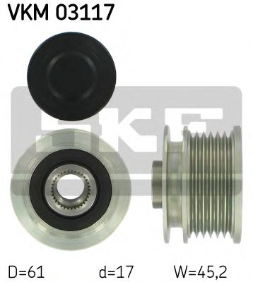 VKM 03117 SKF Муфта генератора