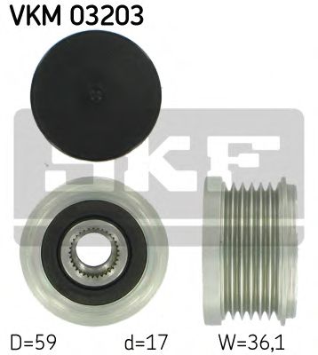 VKM 03203 SKF Муфта генератора