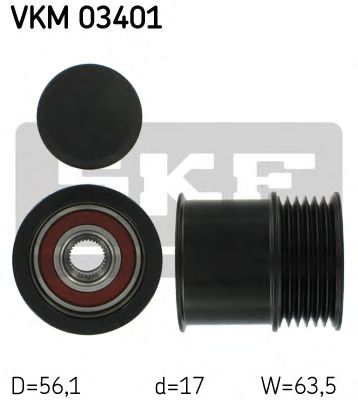 VKM 03401 SKF Муфта генератора