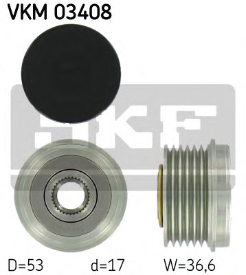VKM 03408 SKF Муфта генератора для Ford Mondeo