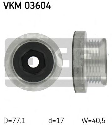 VKM 03604 SKF Муфта генератора