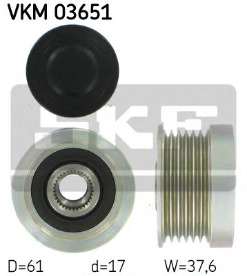 VKM 03651 SKF Муфта генератора