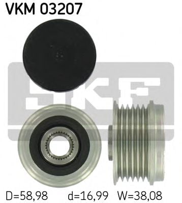 VKM 03207 SKF Муфта генератора