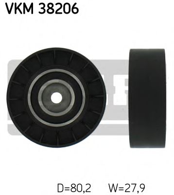 VKM 38206 SKF Обвідний ролик поліклинового ременя