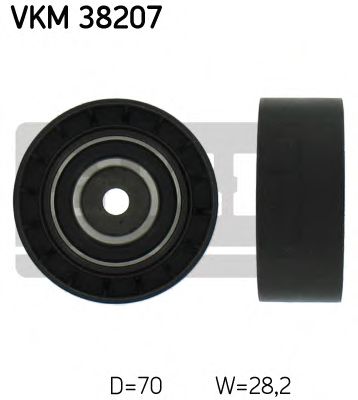VKM 38207 SKF Обвідний ролик поліклинового ременя