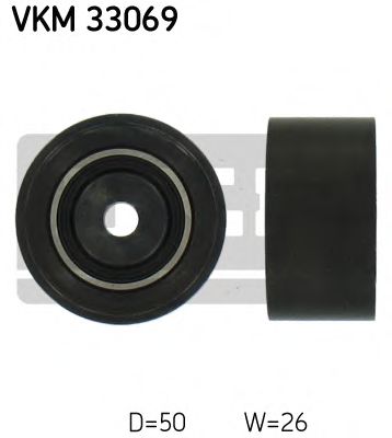 VKM 33069 SKF Обвідний ролик поліклинового ременя