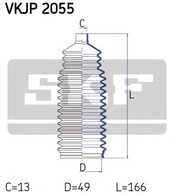 VKJP 2055 SKF Пильник кермової рейки