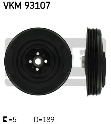 VKM 93107 SKF Шків колінчастого вала