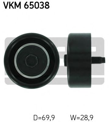 VKM 65038 SKF Обводной ролик поликлинового ремня