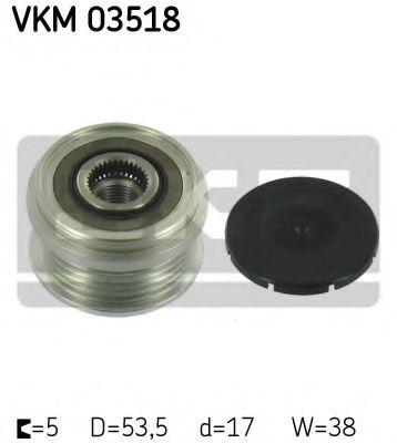 VKM 03518 SKF Муфта генератора