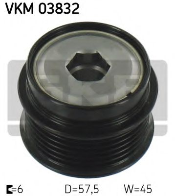 VKM 03832 SKF Муфта генератора