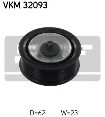 VKM 32093 SKF Обвідний ролик поліклинового ременя