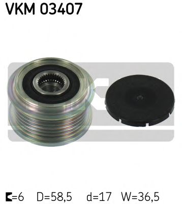 VKM 03407 SKF Муфта генератора