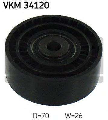 VKM 34120 SKF Обвідний ролик поліклинового ременя
