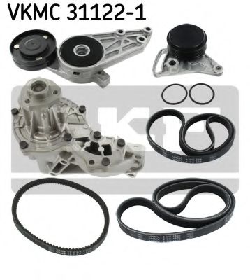 VKMC 31122-1 SKF Комплект поліклинових ременів + помпа