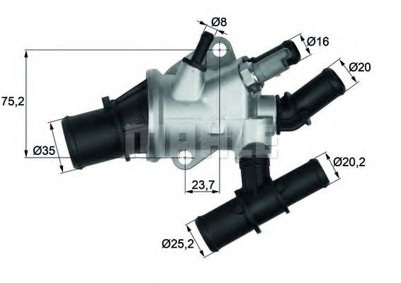 TI 155 88 Behr Hella Термостат