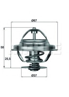 TX 21 80D Behr Hella Термостат