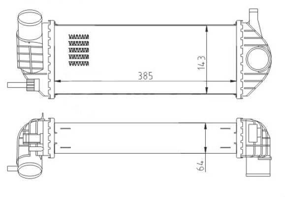 616644 Hart Интеркулер для Renault Kangoo