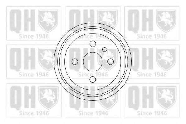 BDR109 Quinton Hazell Гальмівний барабан