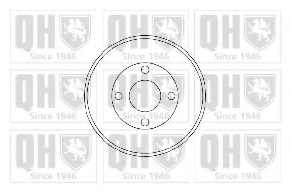 BDR248 Quinton Hazell Гальмівний барабан для Ford Mondeo