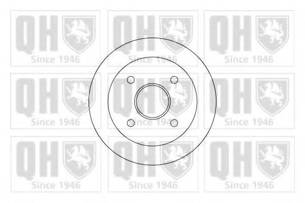 BDR459 Quinton Hazell Гальмівний барабан