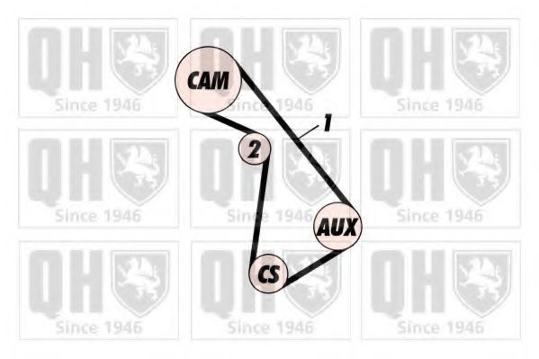 QTB183 Quinton Hazell Ремінь ГРМ