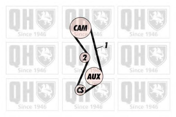 QBK299 Quinton Hazell Комплект ремня ГРМ