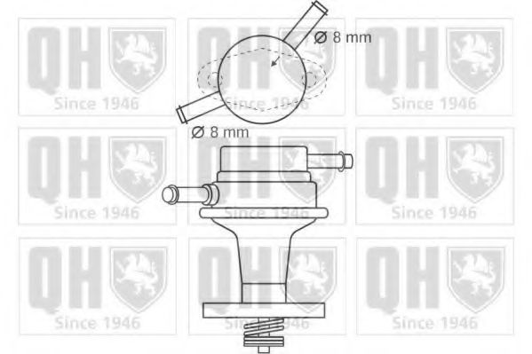 QFP88 Quinton Hazell Паливний насос