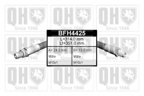 BFH4425 Quinton Hazell Тормозной шланг