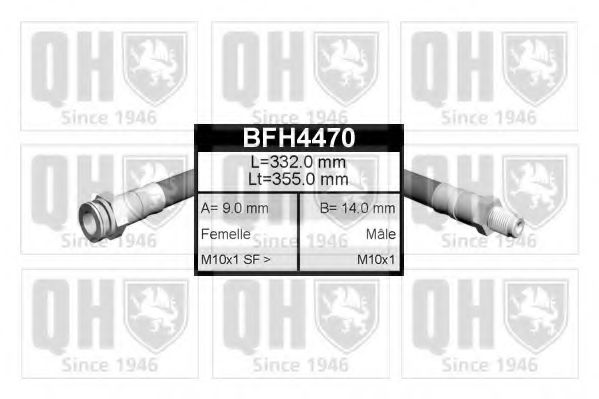 BFH4470 Quinton Hazell Гальмівний шланг