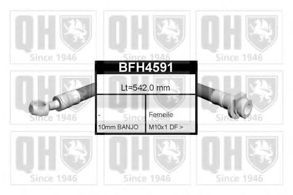 BFH4591 Quinton Hazell Тормозной шланг