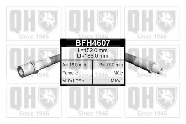 BFH4607 Quinton Hazell Гальмівний шланг для Toyota Land Cruiser