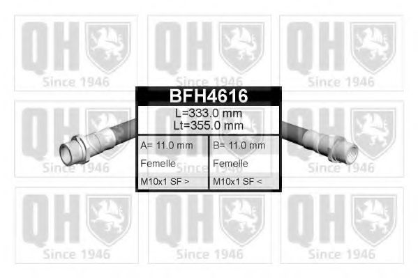 BFH4616 Quinton Hazell Тормозной шланг для Volkswagen Transporter