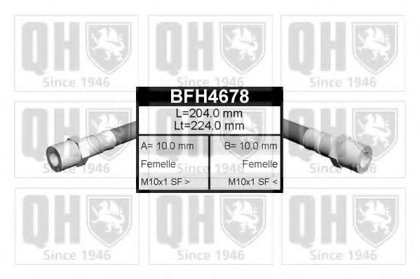 BFH4678 Quinton Hazell Гальмівний шланг