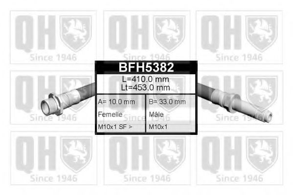 BFH5382 Quinton Hazell Гальмівний шланг