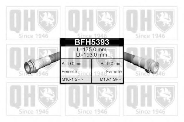 BFH5393 Quinton Hazell Гальмівний шланг