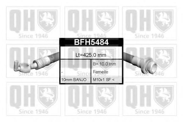 BFH5484 Quinton Hazell Гальмівний шланг для Opel Frontera