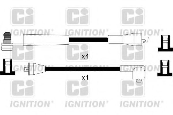 XC1025 Quinton Hazell Комплект дротів запалювання для Suzuki Carry